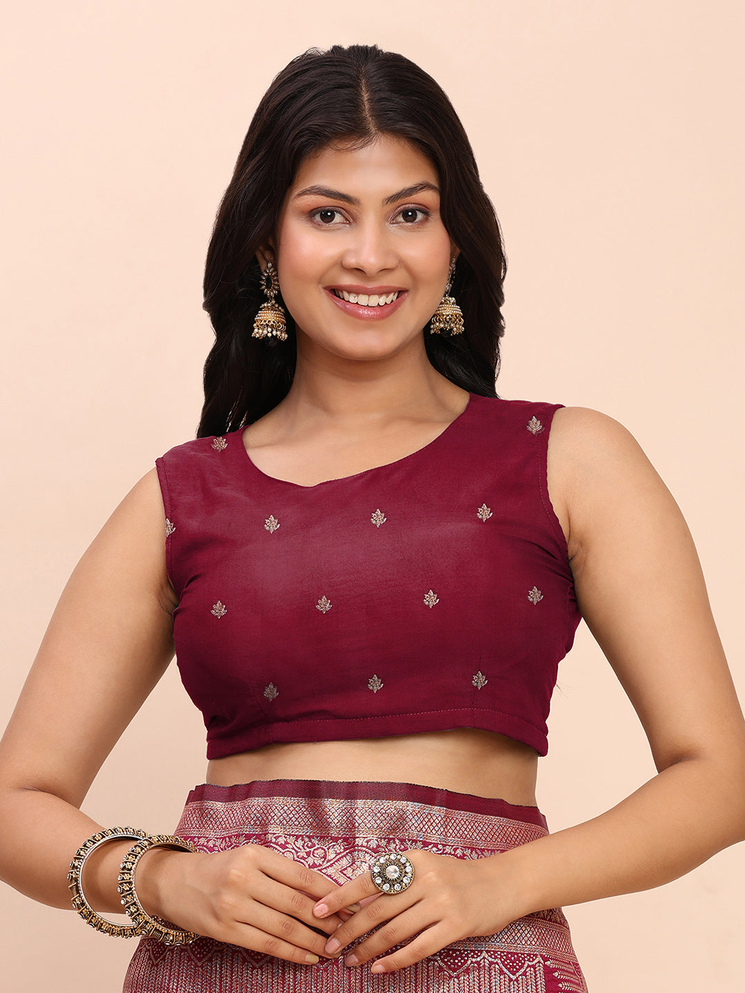 Sutriti Rani Pink Zari Woven Saree with Rich Border & Heavy Pallu | Wedding & Party Wear