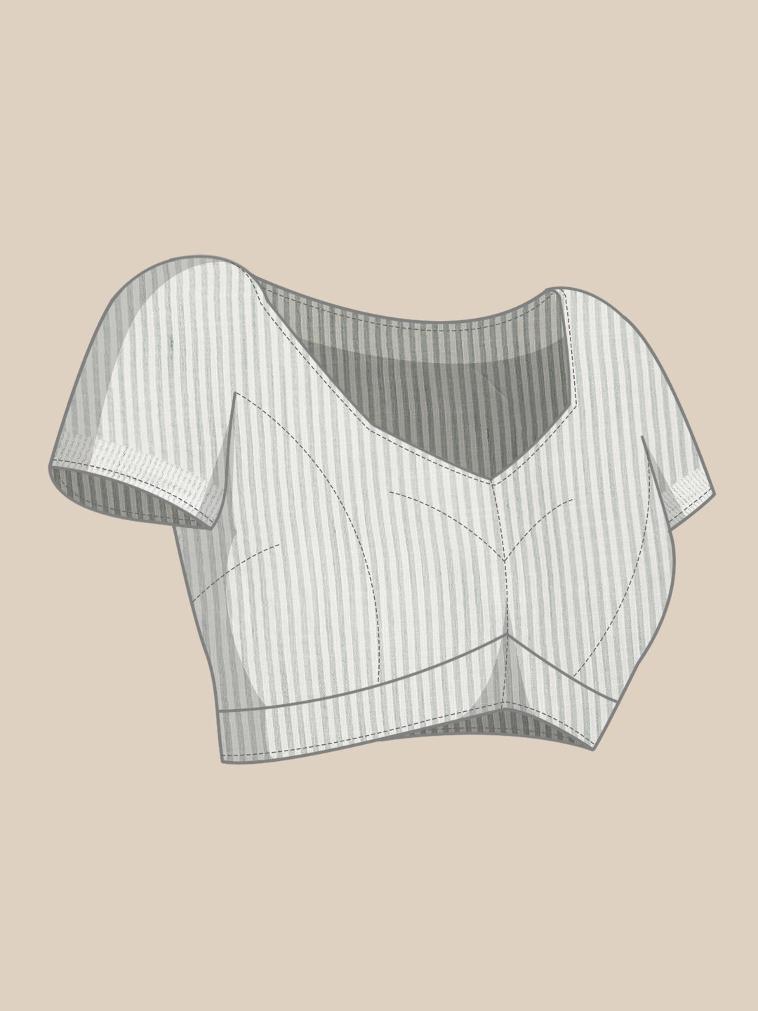 Sutriti Women Teal Green & Silver-Toned Woven Design Linen Blend Saree