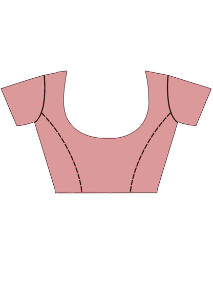 Sutriti Graceful Pink Banarasi Silk Saree with Golden Zari Woven Border & Floral Jaal – Wedding & Festive Wear