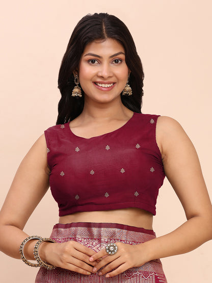 Sutriti Rani Pink Zari Woven Saree with Rich Border & Heavy Pallu | Wedding & Party Wear