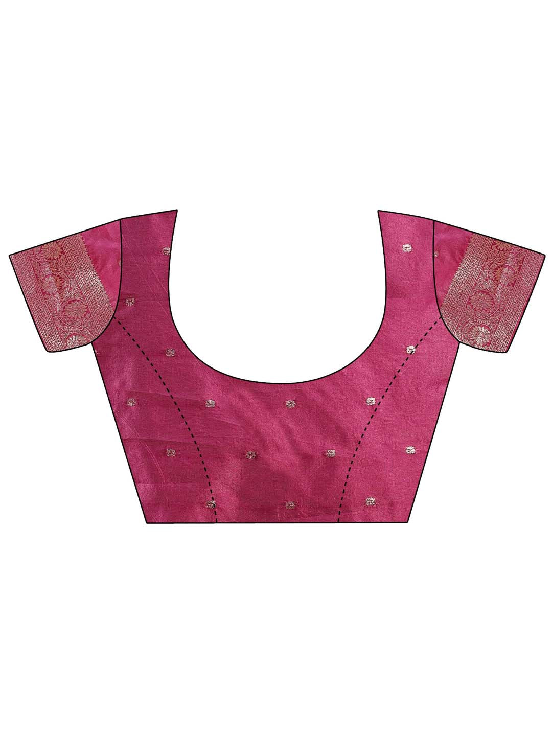 Sutriti Magenta Wine Soft Silk Saree with Silver Zari Details