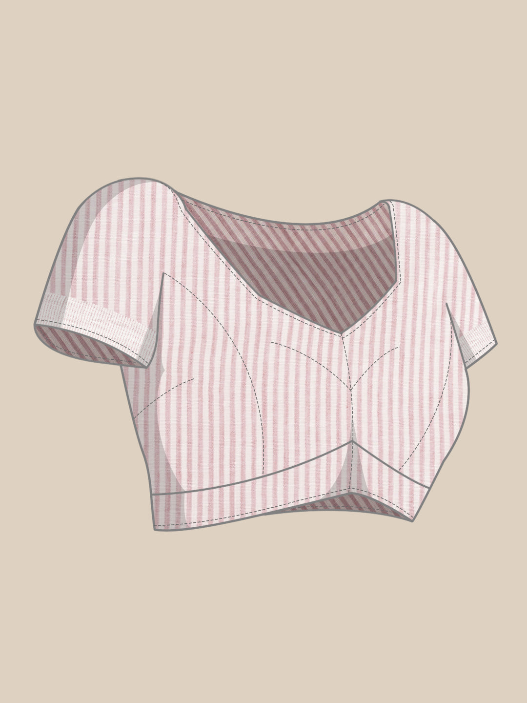 Sutriti dusty mauve tissue silk white zari woven border wedding saree elegant border collection