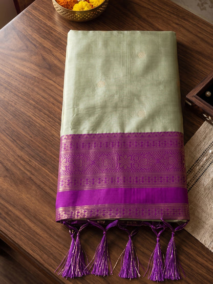 Sutriti Beige & Rani Pink Soft Silk Saree for Women - Festive Wedding Party Wear Ethnic Saree