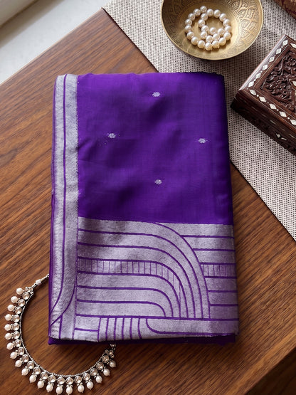 Sutriti Navy Blue Art Silk Saree for Women Festive Wedding Wear
