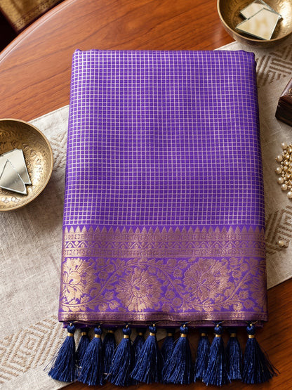 Sutriti Navy Blue Art Silk Traditional Saree For Women | Woven Festive Drape