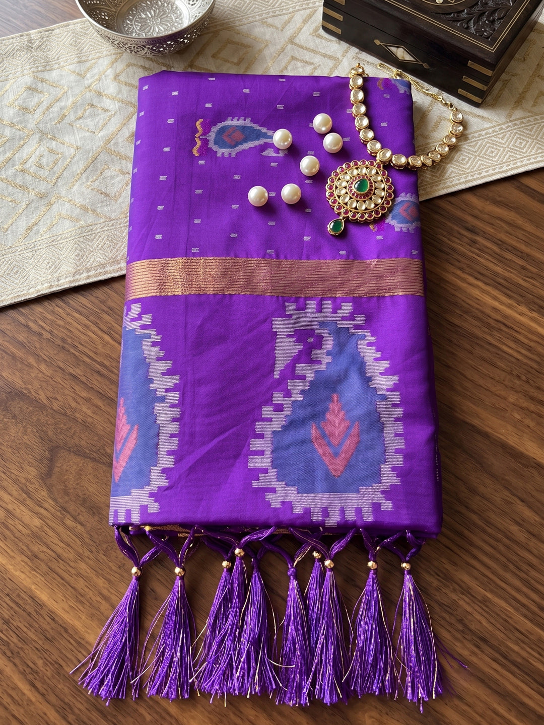 Sutriti Purple Soft Silk Saree For Women | Festive, Wedding & Party Ethnic Wear