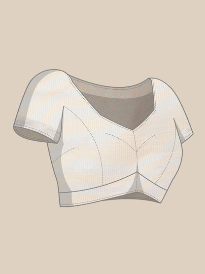 Sutriti Elegant Beige Woven Linen Saree with Contrast Zari Border & Tassels – Soft & Breathable Party Wear