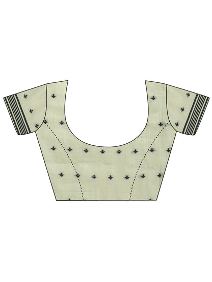 SUTRITI Mint Green Floral Printed Saree for Women | Soft Lightweight Day-to-Night Saree | Elegant Border & Pallu Floral Design | Includes Unstitched Blouse Piece