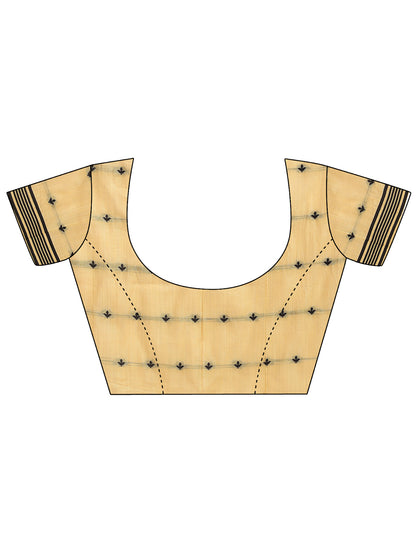 SUTRITI Yellow Floral Printed Saree for Women | Soft Lightweight Day-to-Night Saree | Elegant Border & Pallu Floral Design | Includes Unstitched Blouse Piece