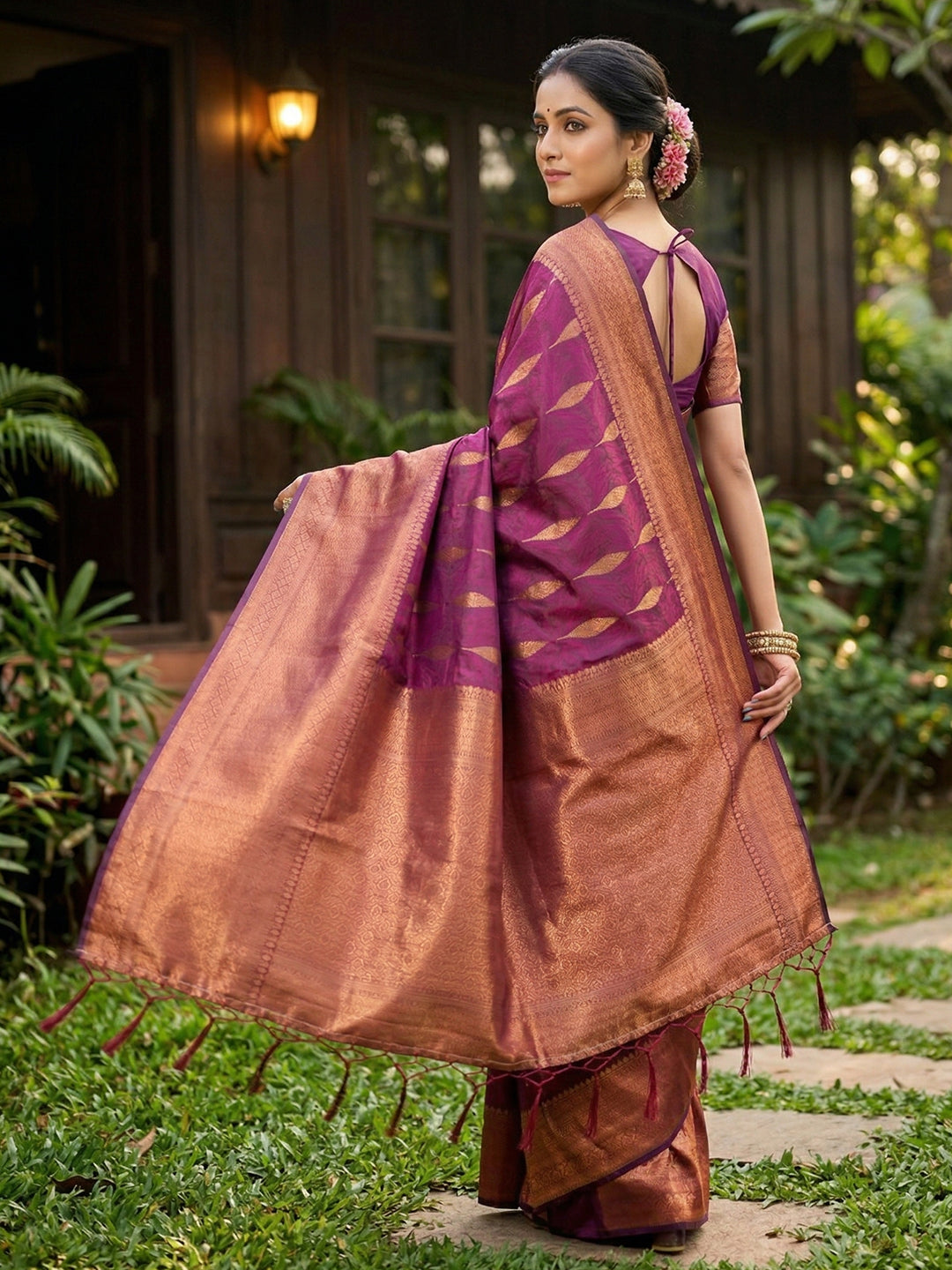 Sutriti Women Woven Banarasi Silk Saree with Blouse Piece | Rich Zari Border Traditional Wedding Festive PSofty Wear
