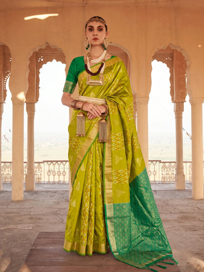 Sutriti Mustard Soft Silk Saree | Festive & Wedding Ethnic Wear For Women