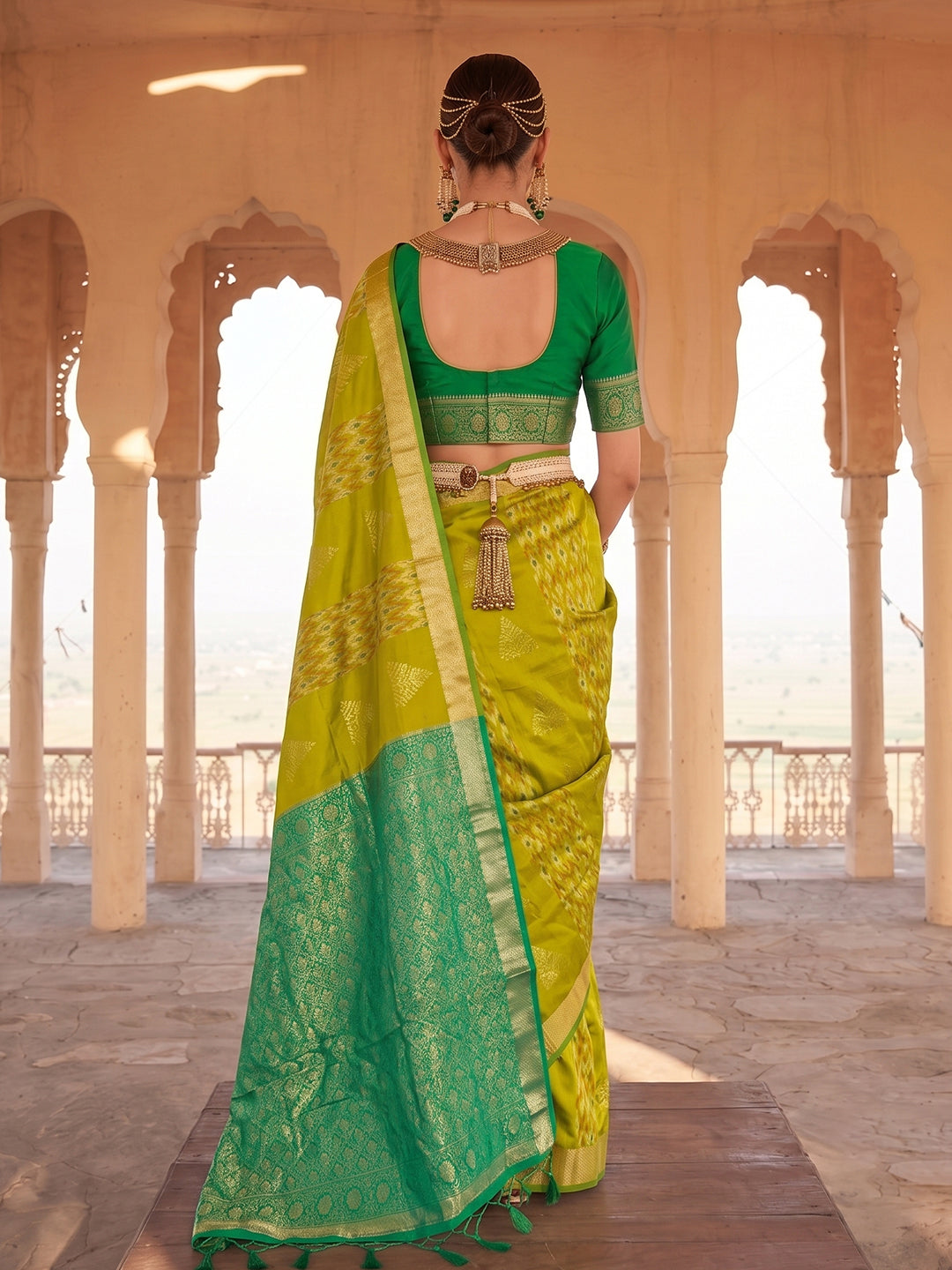 Sutriti Mustard Soft Silk Saree | Festive & Wedding Ethnic Wear For Women