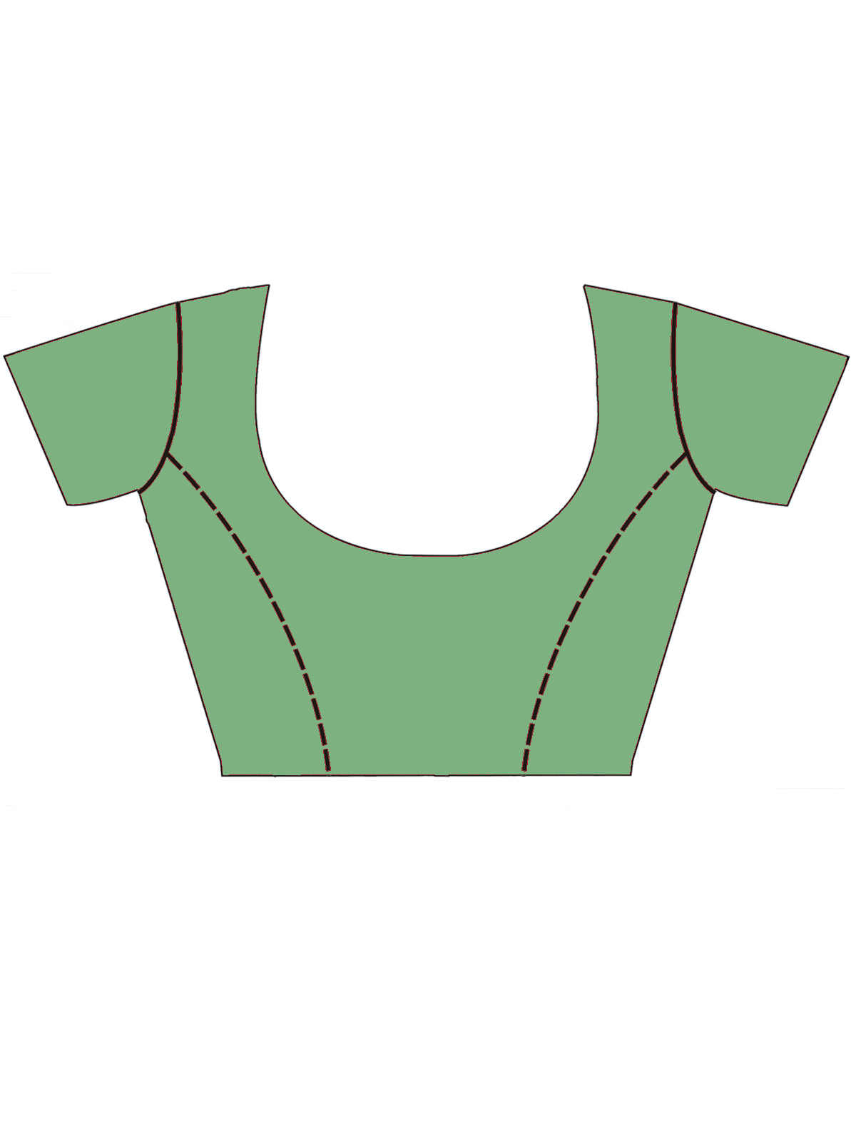 Mint green woven floral zari silk blend saree for women with rich zari border and blouse piece