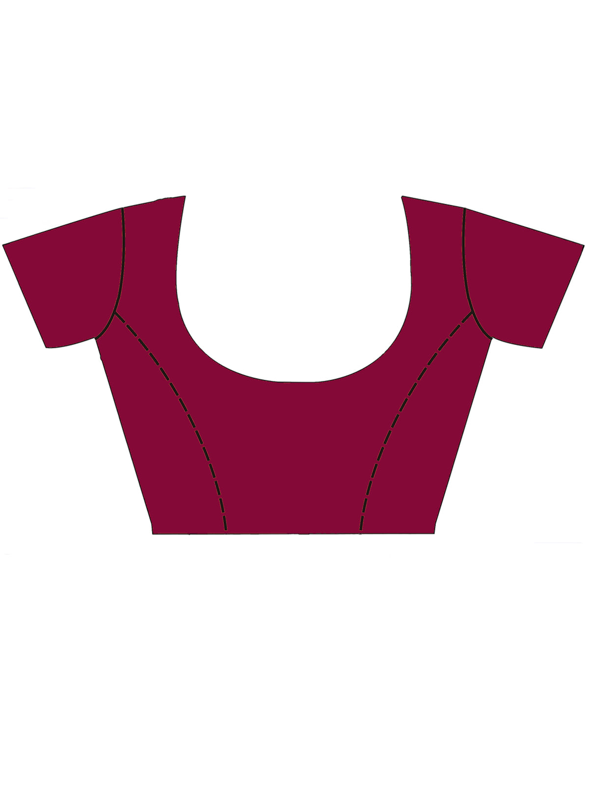 Rani pink zari woven saree for women with rich zari border and heavy pallu for wedding wear